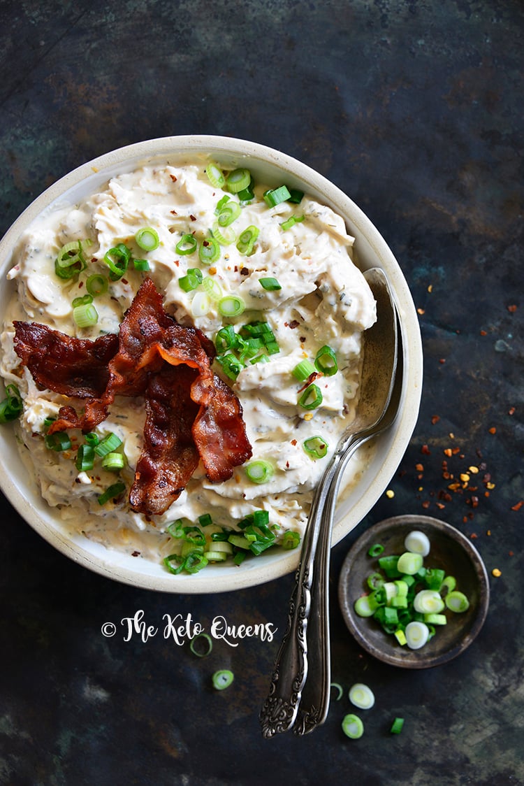 Low-Carb Crack Chicken & Rice Soup - Plain Chicken