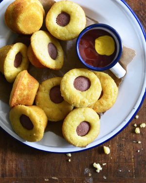 corn dog bites featured image