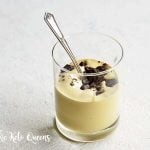Easy Sea Salt Caramel Low Carb Mousse Close Up