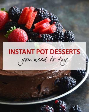 instant pot desserts featured image