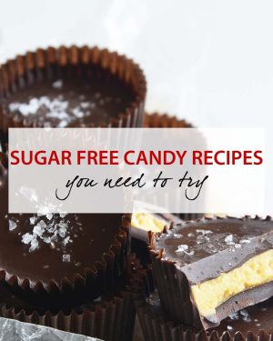 sugar free candy recipes featured image