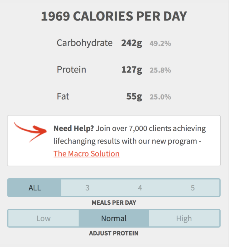 free macro calculator for keto