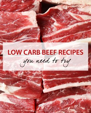 low carb beef recipes featured image
