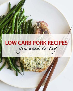 low carb pork recipes featured image