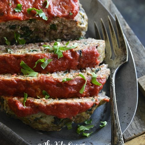 Easy Instant Pot Low Carb Meatloaf Florentine The Keto Queens