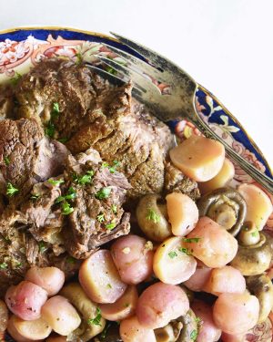 keto instant pot pot roast featured image