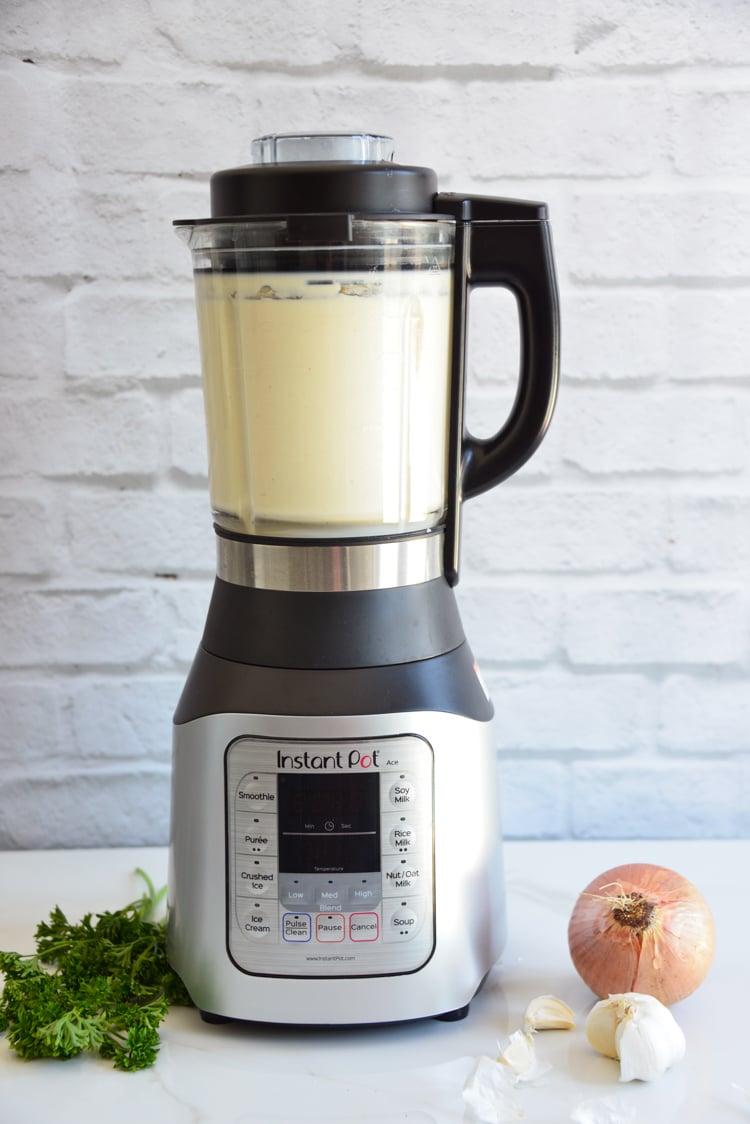 Instant Pot Ace Blender Cauliflower Soup The Keto Queens