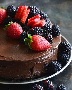 flourless chocolate cake featured image