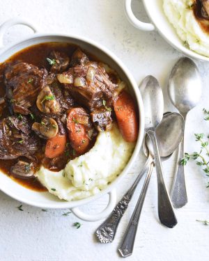 low carb instant pot beef stew featured image